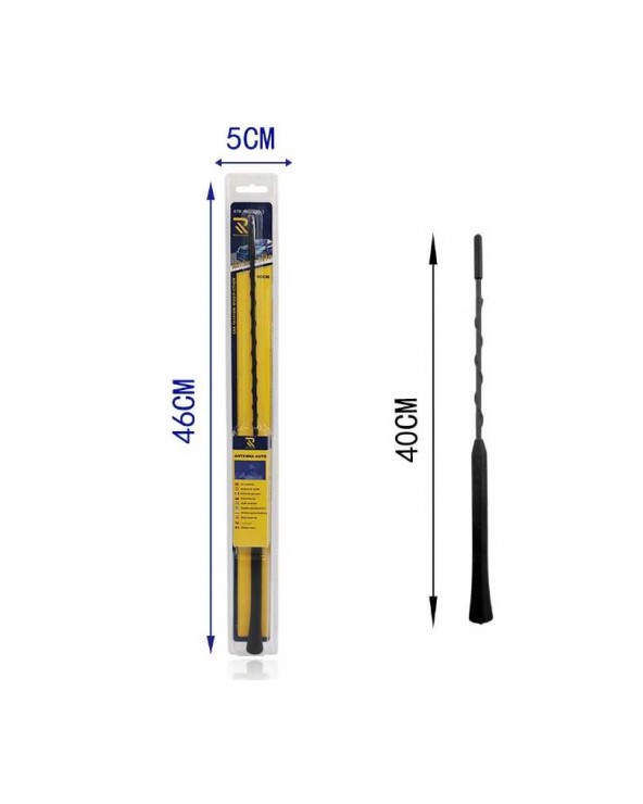 Κεραία οροφής αυτοκινήτου - Βιδωτή - Universal - YJ0288 - 40cm