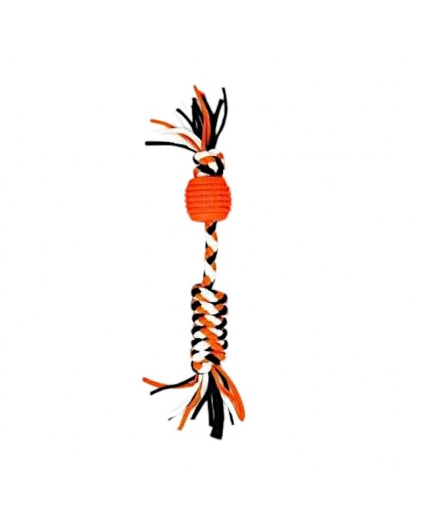 Παιχνίδι σκύλου σχοινί με μπάλα - 32cm - 12PCS