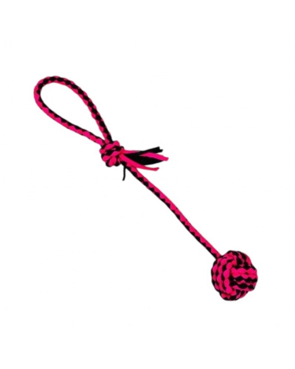 Παιχνίδι σκύλου σχοινί με μπάλα - 38cm - 12pcs