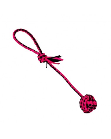 Παιχνίδι σκύλου σχοινί με μπάλα - 38cm - 12pcs