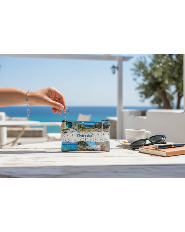 Πορτοφόλι Souvenir μπρελόκ - Σετ 10pcs - PVC - Thassos - 11*7cm