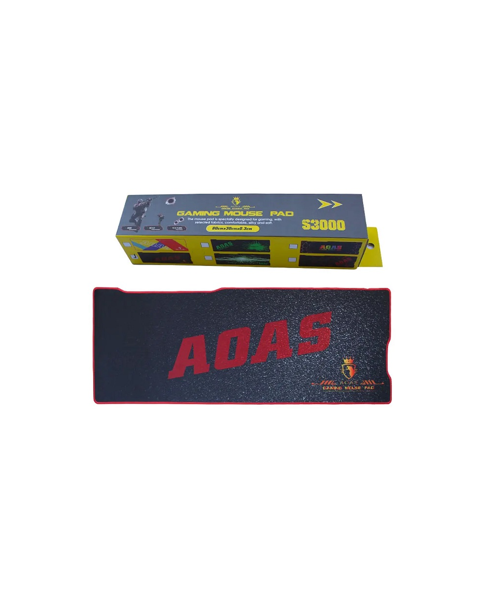 Gaming Mousepad - S3000 - 651541 - Black/Red 1