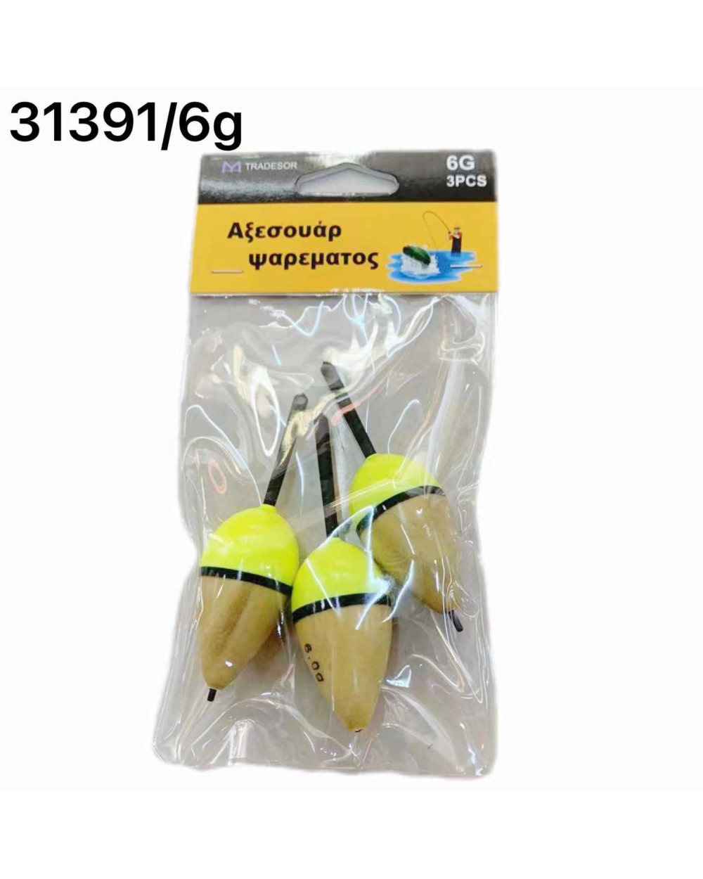 Φελλοί ψαρέματος - 6g - 3pcs