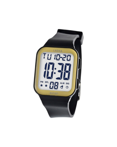 Ψηφιακό ρολόι χειρός - WF187 - Lasika - 115140 - Black/Gold