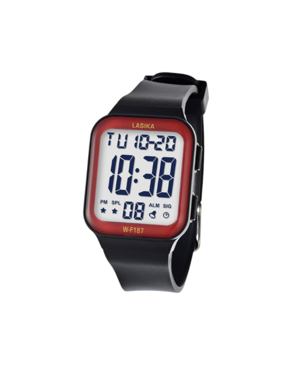 Ψηφιακό ρολόι χειρός - WF187 - Lasika - 115140 - Black/Red