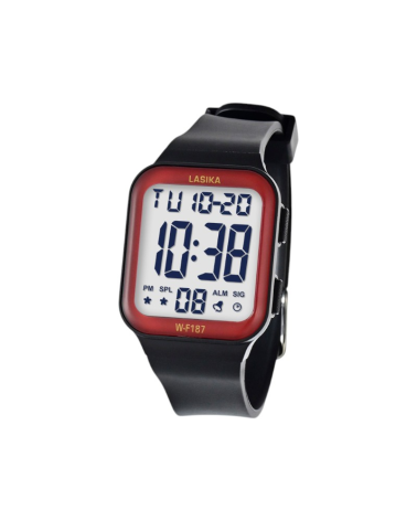 Ψηφιακό ρολόι χειρός - WF187 - Lasika - 115140 - Black/Red