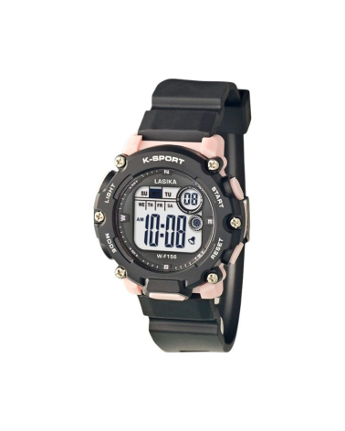 Ψηφιακό ρολόι χειρός - WF156 - Lasika - 115143 - Black/Pink