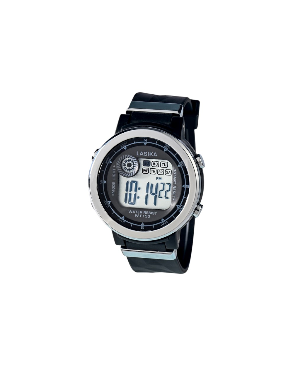 Ψηφιακό ρολόι χειρός - WF153 - Lasika - 115150 - Black/Silver