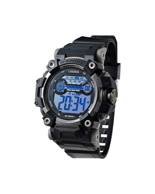 Ψηφιακό ρολόι χειρός - WH9051 - Lasika - 115155 - Black/Silver
