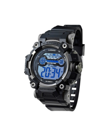 Ψηφιακό ρολόι χειρός - WH9051 - Lasika - 115155 - Black/Silver