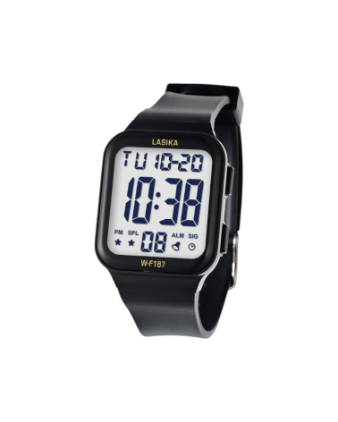 Ψηφιακό ρολόι χειρός - WF187 - Lasika - 115140 - Black/Black