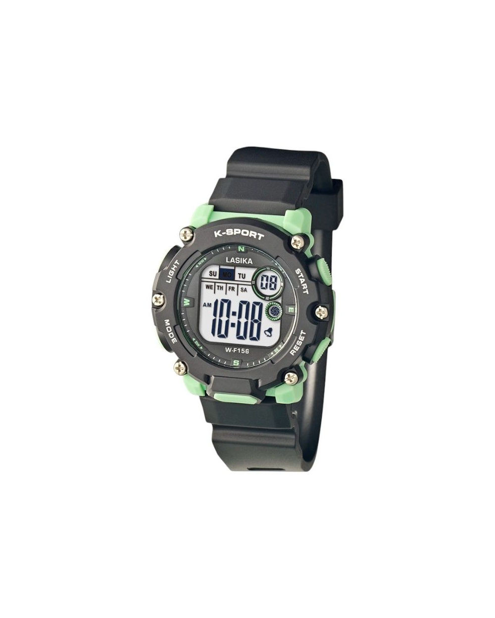 Ψηφιακό ρολόι χειρός - WF156 - Lasika - 115143 - Black/Green