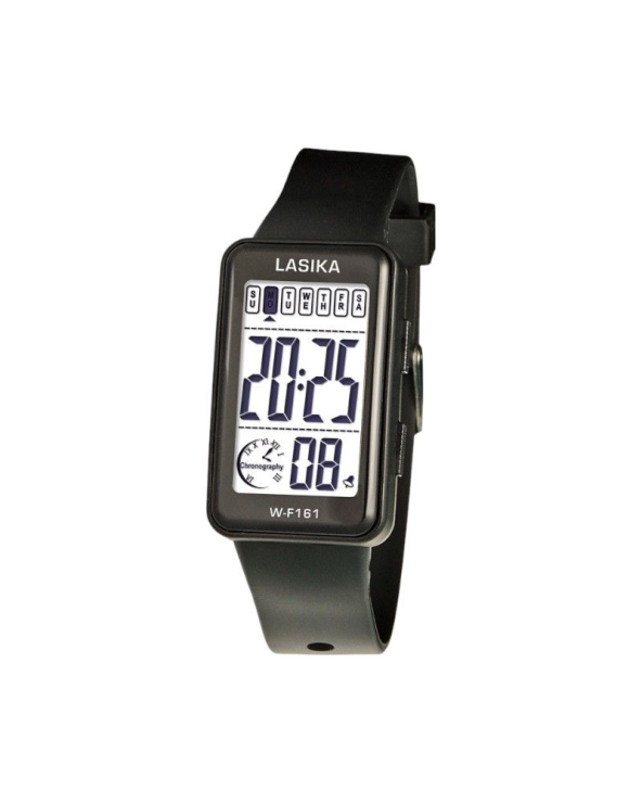 Ψηφιακό ρολόι χειρός - WF161 - Lasika - 115144 - Black/Black
