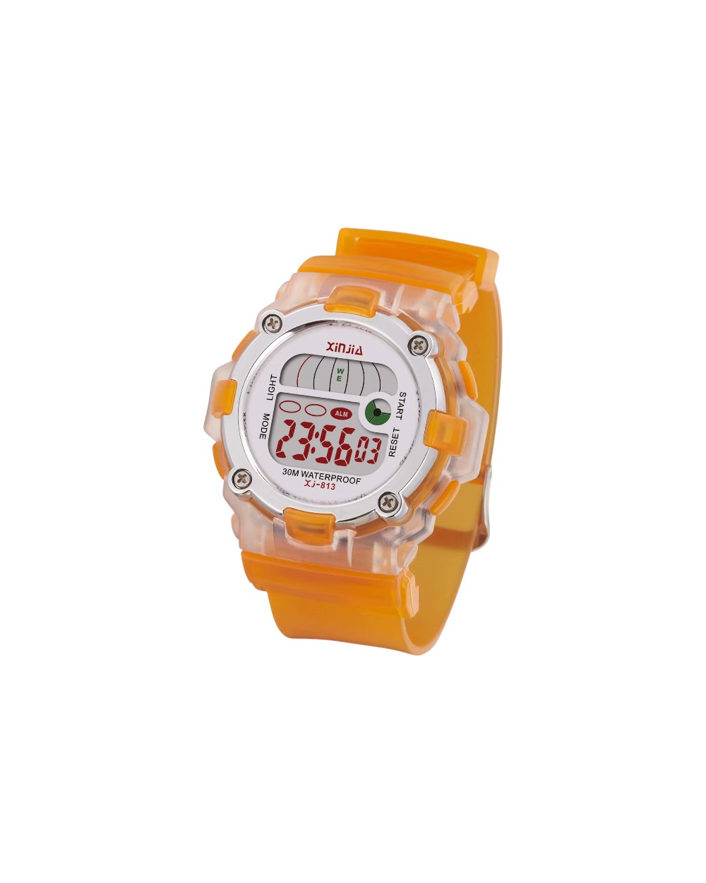 Ψηφιακό ρολόι χειρός - XJ813 - 115149 - Orange