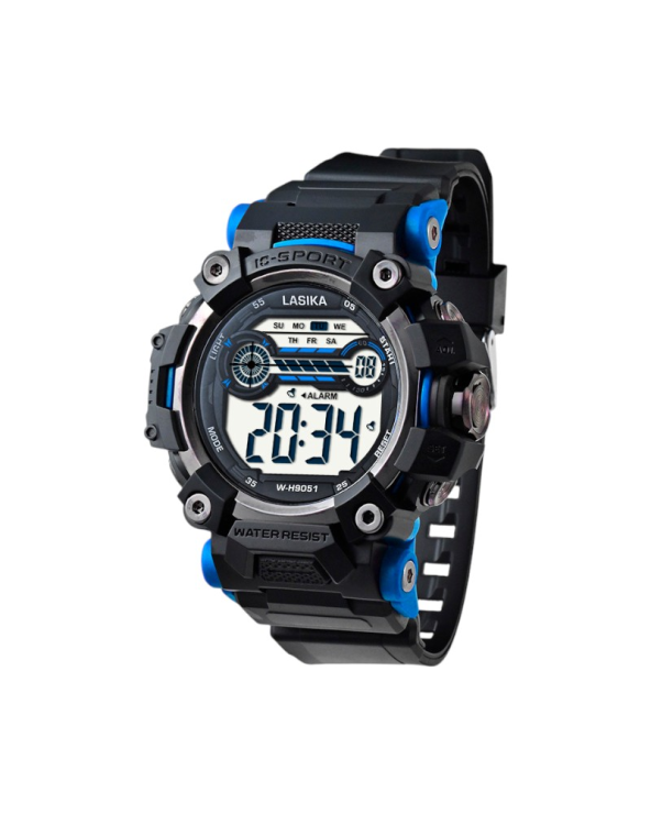 Ψηφιακό ρολόι χειρός - WH9051 - Lasika - 115155 - Black/Blue