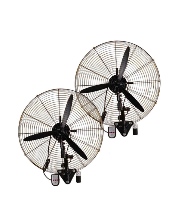 Επιτοίχιοι ανεμιστήρες με τηλεχειριστήριο σε σετ 2 τεμαχίων - DF65 - 130W - 65cm
