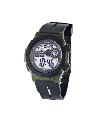 Ψηφιακό ρολόι χειρός - WF159 - Lasika - 115152 - Black/Green