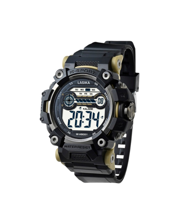 Ψηφιακό ρολόι χειρός - WH9051 - Lasika - 115155 - Black/Beige