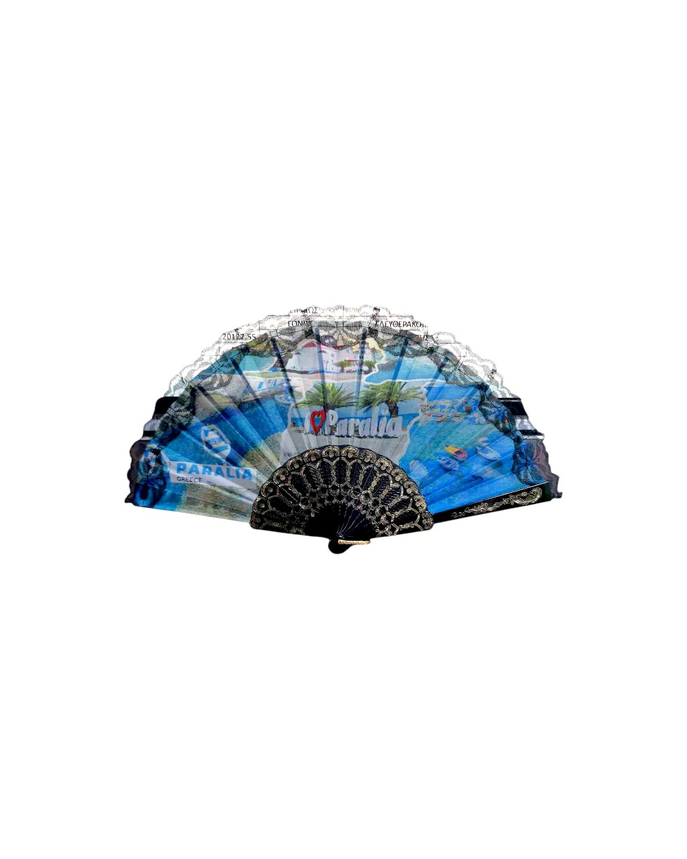 Βεντάλια χειρός Souvenir - Σετ 12 τεμάχια - Paralia