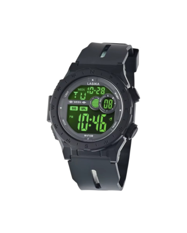 Ψηφιακό ρολόι χειρός - WF159 - Lasika - 115152 - Black/Black