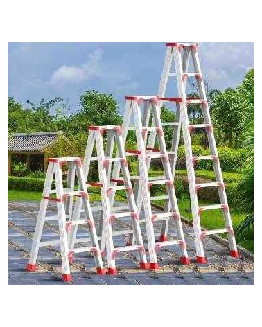 Πτυσσόμενη σκάλα-σκαμπό αλουμινίου - 241  7