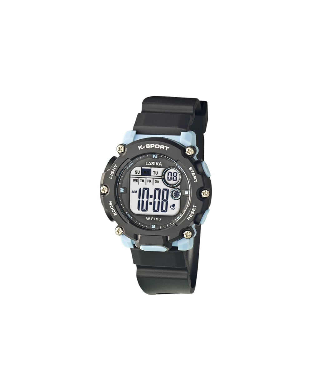 Ψηφιακό ρολόι χειρός - WF156 - Lasika - 115143 - Black/Light Blue