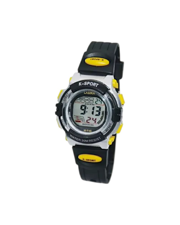 Ψηφιακό ρολόι χειρός - WF45 - Lasika - 115148 - Black/Yellow