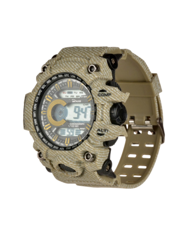 Ψηφιακό ρολόι χειρός - 9977 - Dash - 115170 - Beige