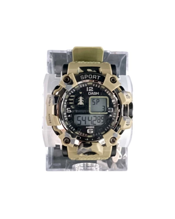 Ψηφιακό ρολόι χειρός - H-6853 - Dash - 115173 - Beige