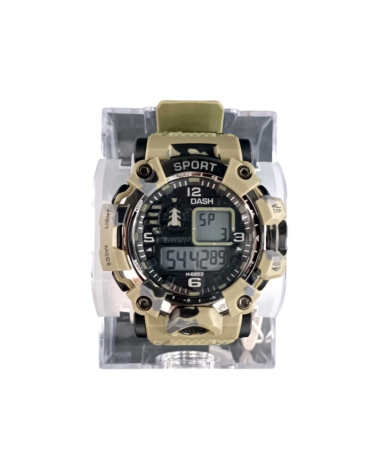 Ψηφιακό ρολόι χειρός - H-6853 - Dash - 115173 - Beige