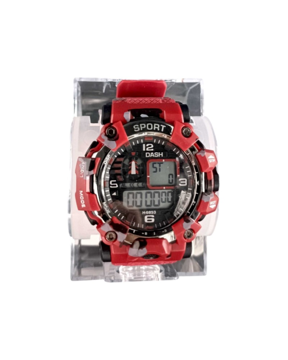 Ψηφιακό ρολόι χειρός - H-6853 - Dash - 115173 - Red