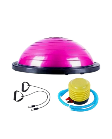 Μπάλα Ισορροπίας εκγύμνασης σώματος με λαβές - 82363 - 58cm - 150615 - Fuchsia