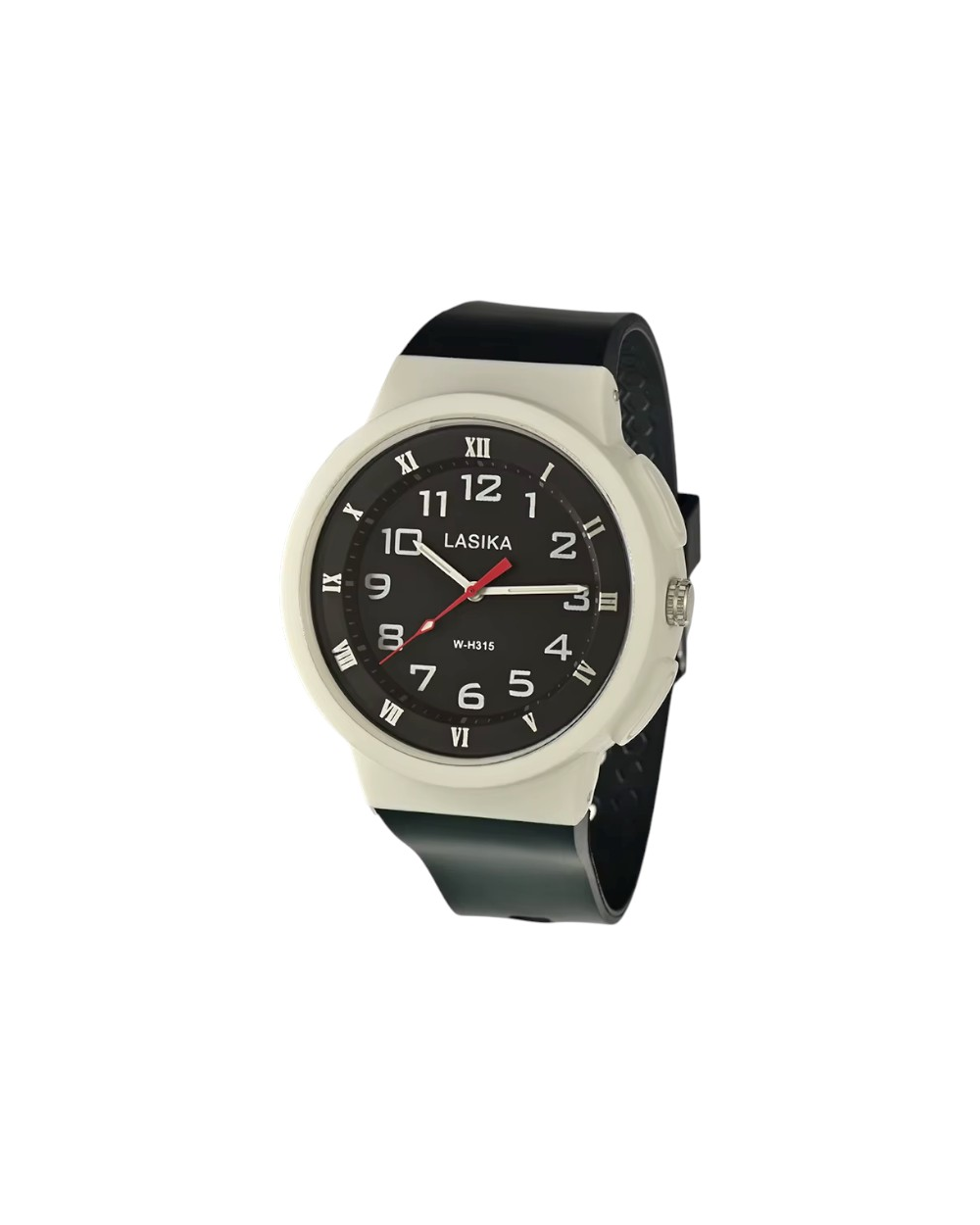 Αναλογικό ρολόι χειρός - WH315 - Lasika - 115160 - White/Black