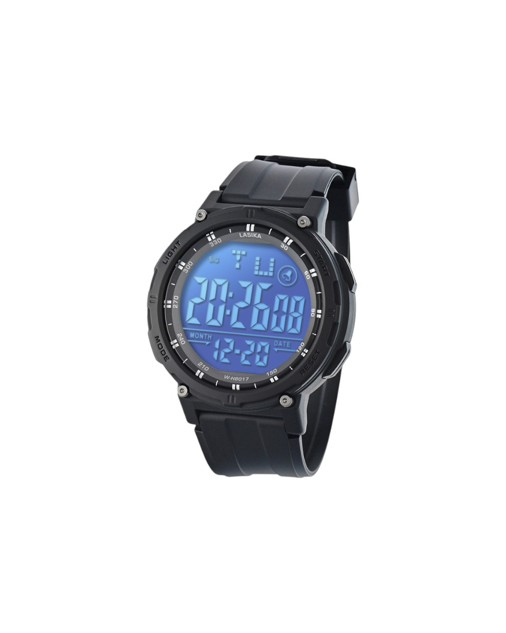 Ψηφιακό ρολόι χειρός - WH8017 - Lasika - 115161 - Black/Black