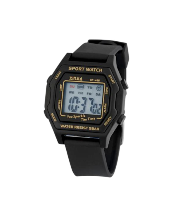 Ψηφιακό ρολόι χειρός - CF446 - 115163 - Black/Black