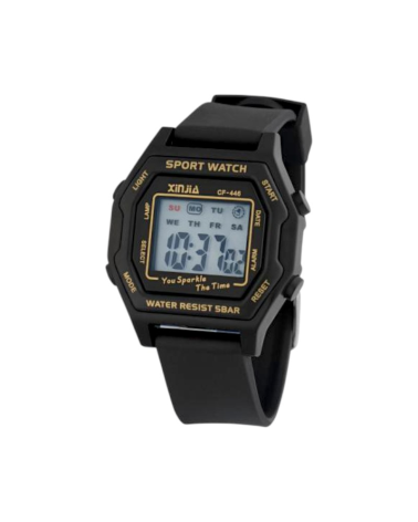 Ψηφιακό ρολόι χειρός - CF446 - 115163 - Black/Black