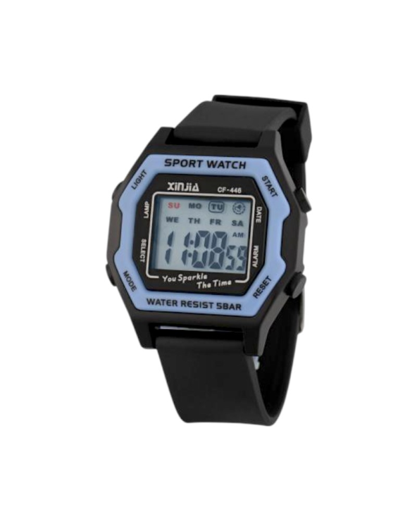 Ψηφιακό ρολόι χειρός - CF446 - 115163 - Black/Blue
