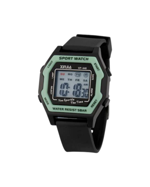 Ψηφιακό ρολόι χειρός - CF446 - 115163 - Black/Green
