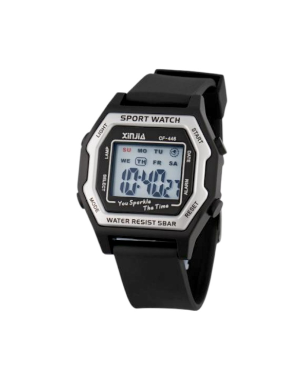 Ψηφιακό ρολόι χειρός - CF446 - 115163 - Black/Silver