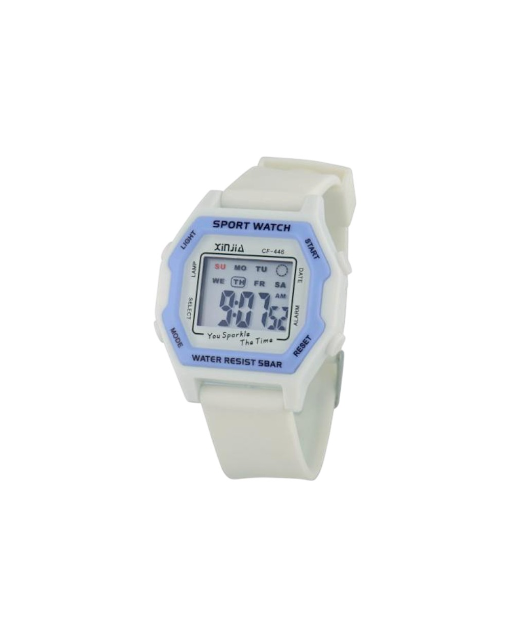 Ψηφιακό ρολόι χειρός - CF446 - 115163 - White/Blue