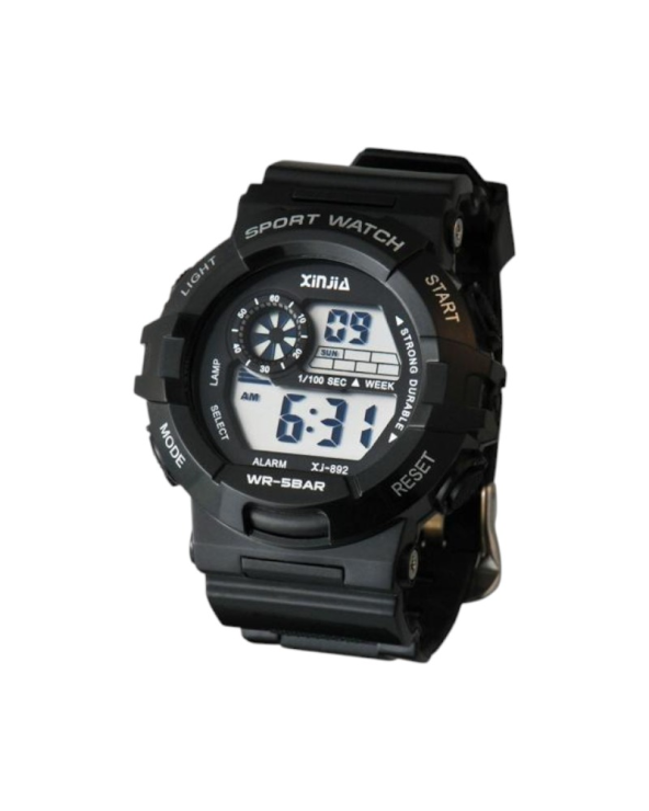 Ψηφιακό ρολόι χειρός - XJ-892 - 115164 - Black/Black