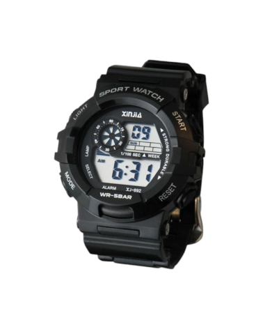 Ψηφιακό ρολόι χειρός - XJ-892 - 115164 - Black/Black