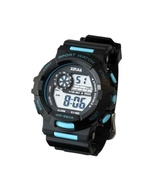 Ψηφιακό ρολόι χειρός - XJ-892 - 115164 - Black/Light Blue