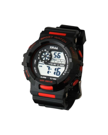 Ψηφιακό ρολόι χειρός - XJ-892 - 115164 - Black/Red