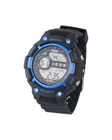 Ψηφιακό ρολόι χειρός - XJ-888 - 115165 - Black/Blue