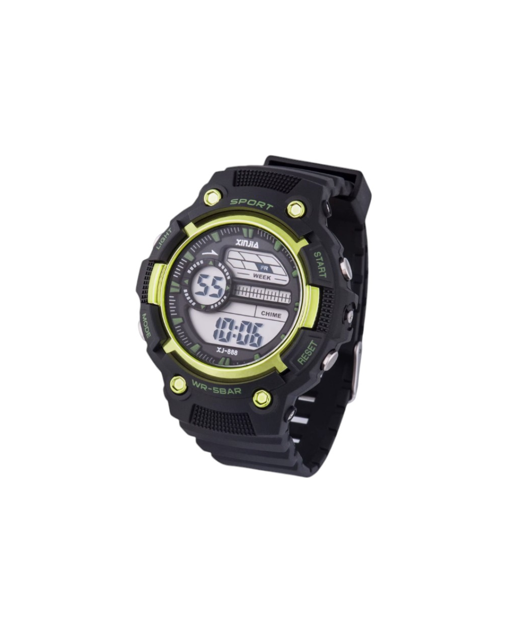 Ψηφιακό ρολόι χειρός - XJ-888 - 115165 - Black/Green