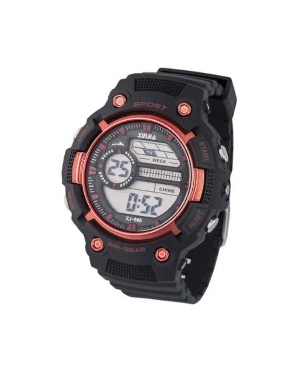 Ψηφιακό ρολόι χειρός - XJ-888 - 115165 - Black/Red