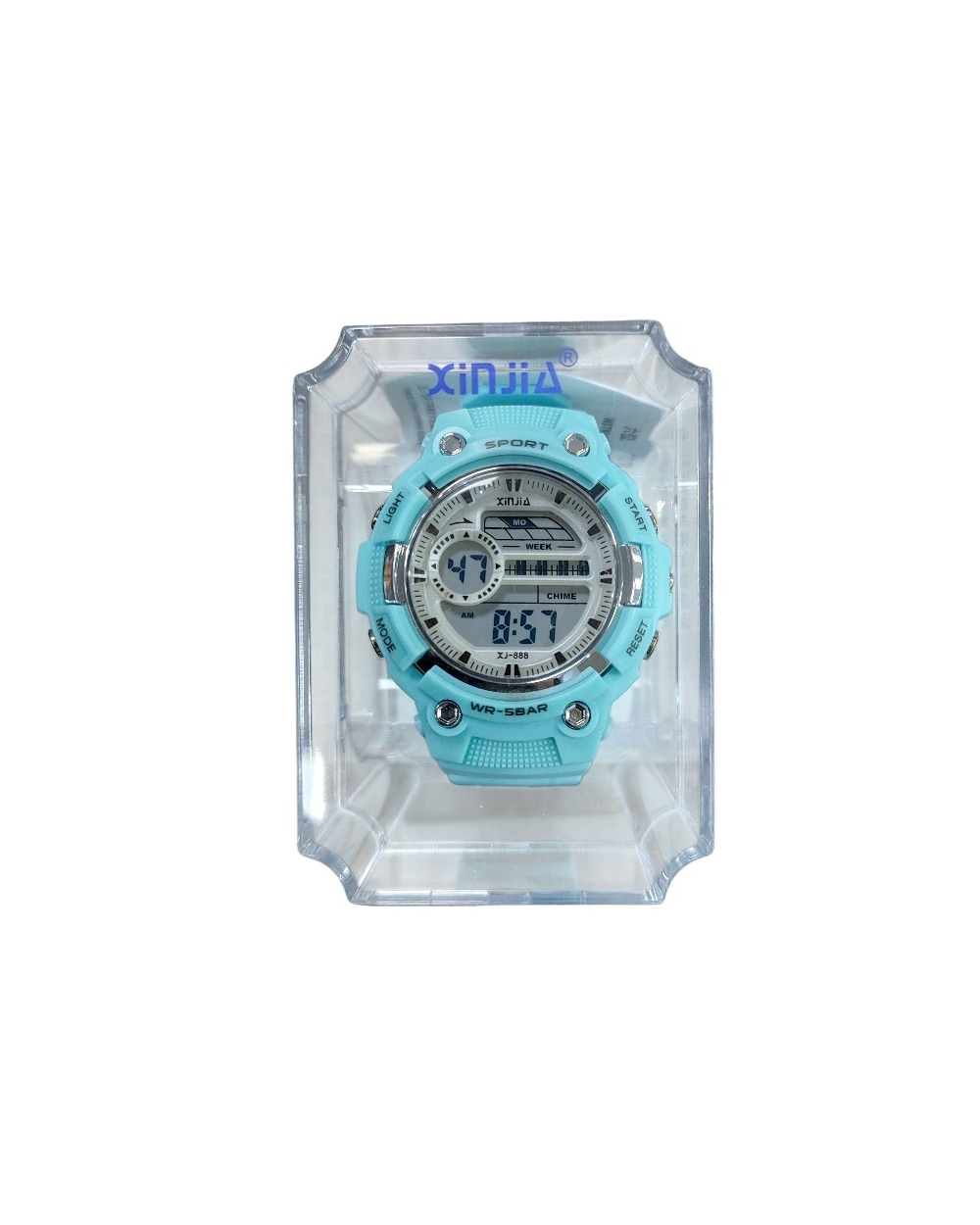 Ψηφιακό ρολόι χειρός - XJ-888 - 115165 - Light Blue