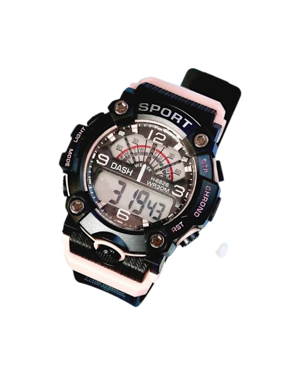 Ψηφιακό ρολόι χειρός - D6826 - Dash - 115166 - Beige