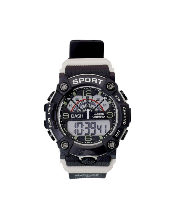 Ψηφιακό ρολόι χειρός - D6826 - Dash - 115166 - White